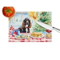 thumbnail image 4 of Carolines Treasures DAC3717LCB 15 x 12 in. Unisex Water Spaniel Christmas Cookies Glass Cutting Board, 4 of 5