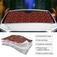 thumbnail image 3 of Yiaed Tomatoes And Chili Print Car Windshield Sunshade Front Auto Car Front Window Sun Shade Foldable Sun Visor Shield Cover Auto Accessories for Sedan SUV Truck-Small, 3 of 5