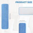 thumbnail image 2 of Microfiber Mop Pad for Rubbermaid Commercial 20 Inch Mop Head - 8 Pack Wet & Dry Commercial Cleaning Refills Reusable Mop Refills Fit for Any Microfiber Flat Mop System 18" to 21", 2 of 7