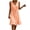 Orange, variant on Eawtki Women's V Neck Sleeveless Midi Dress Elastic Waist Ruffle Hem Loose Fit Casual Summer Dress For Women