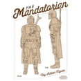 thumbnail image 2 of Men's Star Wars: The Mandalorian Toy Action Figure Baseball Graphic Tee White/Black 2X Large, 2 of 4