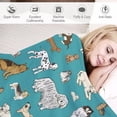 thumbnail image 4 of Animal Dog Blanket for Boys Girls, Dog Lovers Gifts, Fleece Dog Throw Blanket for Kids Adults,Super Soft Warm Blanket Lightweight Flannel Blankets for Bed Couch (50"x40", Animal Dog), 4 of 6