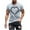 Gray, variant on IROINNID Men'S T-Shirts Big and Tall T Shirts for Men, Lightweight Thin Basic Round Neck Casual Letter Print for Men