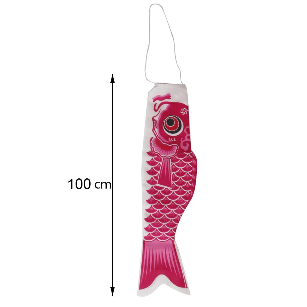 koolsoo 3x Japanese Windsock Carp Flag Koi Nobori Sailfish