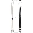 thumbnail image 2 of DAMAIE Black and Grey Adjustable Cord Fastener Hat Chin Strap (6 Pack), 2 of 7