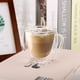 thumbnail image 3 of Comprado en un paquete de 2 Taza de café con asa de cinta resistente Taza de agua creativa transparente de alto borosilicato Capacidad: 150 ml A1 alta tasa de daños fortalece el ANGGREK  Otros, 3 of 7