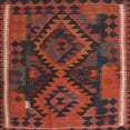 thumbnail image 1 of Ahgly Company Machine Washable Indoor Square Contemporary Chestnut Brown Area Rugs, 5' Square, 1 of 7