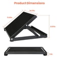 thumbnail image 2 of OUSITAID Étireur de Mollet Planche Inclinée Étireur de Cheville en Acier avec 5 Inclinaisons Réglables 0° à 50° Surface Texturée Antidérapante Capacité de Charge 500LBS pour Maison Bureau Gym Noir, 2 of 13