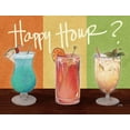 thumbnail image 2 of Medley, Elizabeth 32x25 Black Ornate Wood Framed with Double Matting Museum Art Print Titled - Happy Hour Drinks, 2 of 4