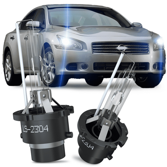 D2S Headlight Bulb - Compatible with 2004 - 2014 Nissan Maxima 2005 2006 2007 2008 2009 2010 2011 2012 2013
