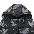 thumbnail image 4 of Fznquz Winter Jacket for Men Quilted Zip Up Puffer Down Jacket Hooded Heavy Warm Mens Coats XL, 4 of 9