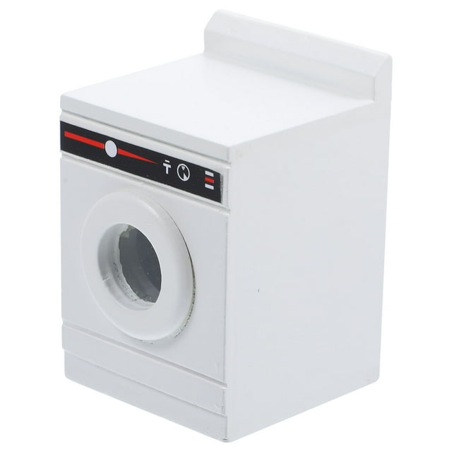 CIMAXIC 1 Pce Modèle de Machine à Laver de Simulation Ornement Adorable Mini Laveuse Modèle,3.03"X1.89"X1.85 Pouces