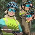 thumbnail image 2 of Gafas de ciclismo KAPVOE polarizadas con protección UV400 para hombres y mujeres, 2 of 6