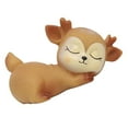 thumbnail image 5 of 8x Adorable Baby Deer Sleeping Figurines Toy Decoration Ornaments Crafts , 7cmx4cmx4.5cm, 5 of 9