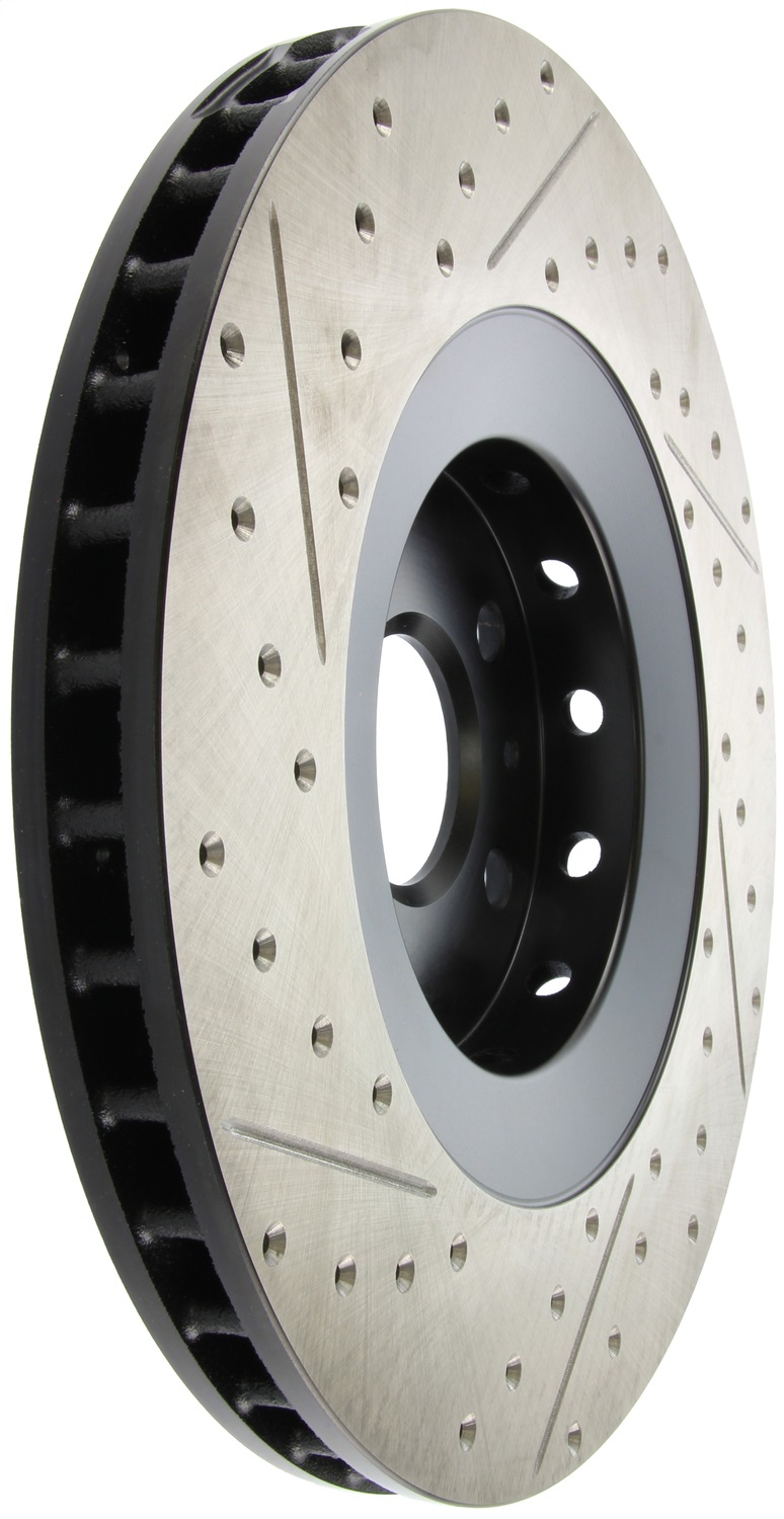 Centric Parts Slotted-Drilled Disc Brake Rotor CE127.62128L Fits select: 2015 CADILLAC CTS, 2012-2015 CHEVROLET CAMARO ZL1