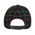 thumbnail image 6 of Balery Baseball Cap Adjustable Size for Running Workouts and Outdoor Activities All Seasons Dad Hat(Buffalo Plaid Dark Green), 6 of 8
