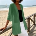 thumbnail image 5 of Linfrsh Shawls and Wraps for Evening Dresses Chiffon Soft Shawl for Wedding Guest Party Cover Up(Green,XXL), 5 of 5