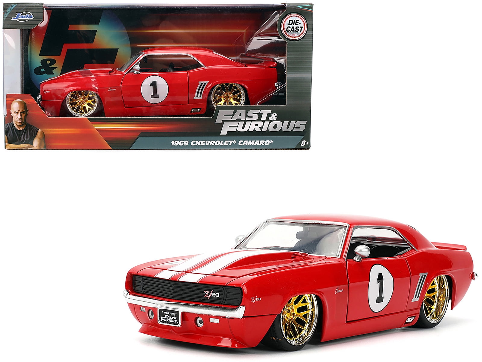 2Fast 2Furious Diecast Car Package - Two 1/24 Scale 2Fast 2Furious