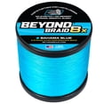 thumbnail image 6 of Beyond Braid Braided Fishing Line - Abrasion Resistant - No Stretch - Super Strong - Thin Diameter SuperLine- Camo - 4 Strand & 8 Strand Braided Line (Bahama Blue 8X, 40LB (2000 Yards)), 6 of 13