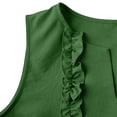 thumbnail image 4 of snilers Summer Casual Dresses for Women Ruffle Sleeveless Midi Dress Swing Tank Sundress Casual V Neck T Shirt Dress S-3XL, 4 of 7