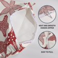thumbnail image 6 of Orange Starfish Pillow Covers 20x20 Set of 2 Summer Ocean Beach Coastal Outdoor Decorative Throw Pillows Beachy Nautical Pillowcases Linen Cushion Case Decor for Home Sofa Couch Bed, 6 of 6