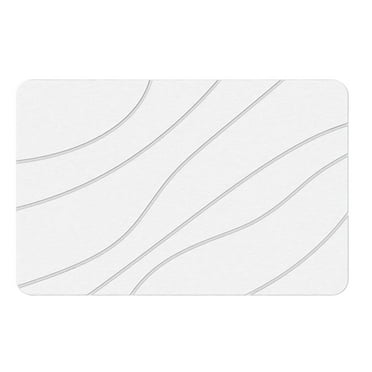 Astarin Diatomite Stone Bath Mat, Bathroom Rugs