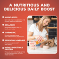 thumbnail image 6 of Brutus Bone Broth Probiotic Meal Toppers for Dogs Mega Pack (Pork) - Pet Food Topper - Bone Broth Powder Fortified - Pet Safe Human Grade Dog Food Topper - Makes Up to 130 Liquid Oz, 6 of 10