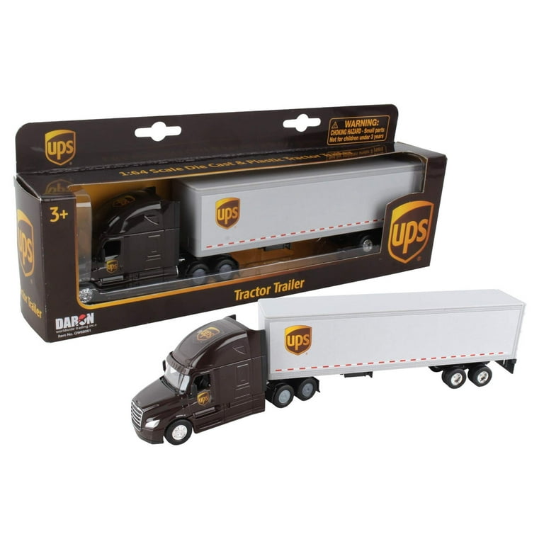Daron Worldwide Diecast Toy Model, 1/64 Scale UPS & Welly