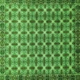 thumbnail image 1 of Ahgly Company Indoor Square Abstract Green Modern Area Rugs, 3' Square, 1 of 4