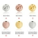 thumbnail image 5 of 10 piezas de cuentas de bola redondas, cuentas espaciadoras plateadas plateadas, suministros de joyería hechos a mano, accesorios para hacer Ropa, zapatos y accesorios Miscelánea Estilo Oro Blanco 8MM Qarigey AP010775-19B, 5 of 6