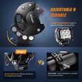 thumbnail image 4 of Nilight 2PCS 18W Spot Driving Fog Light Off Road Led Lights Bar 2" Tow Hitch Bracket with Wiring Harness Kit -2 Leads, 4 of 8
