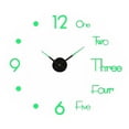 New for 2025 Clocks Clearance sale Frameless DIY Wall Mute Clock Mirror Sticker Home Office