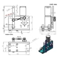 thumbnail image 5 of DC 12V 24V DIY Reciprocating Swing Motor Actuator Speed Adjustable Angle 35/60/90 Degrees With Power Supply And Speed Regulator ,Easy to Use, 5 of 6