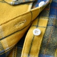 thumbnail image 6 of ZZwxWA Kids Toddler Flannel Shirt Jacket Clothes Plaid Long Sleeve Lapel Button Down Shacket Baby Boys Girls Fall Shirt Coat with Pockets, 6 of 6
