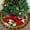 #2, variant on Christmas Tree Skirt Red Tree Skirt 36 Inch, Tree Mat Decor for Merry Christmas Xmas Happy New Year Festive Winter Holiday Tree Mat Party Decoration