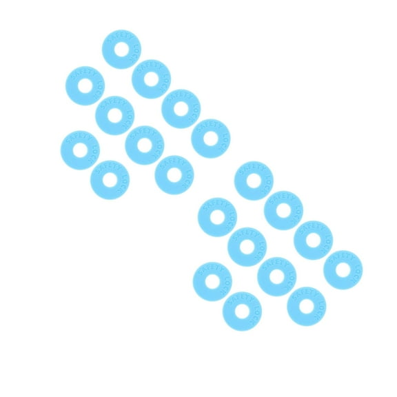 Masteelf 20 pcs  Guitar Strap Lock Set Heavy Duty Metal Guitar Strap Button Straplock Hold Tight Strap Locks For Electric Guitar Guitar Strap Parts