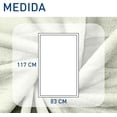 thumbnail image 4 of Set de 2 Cobijas para Bebé, Bluelander de Franela, Liso, Perla, 4 of 5