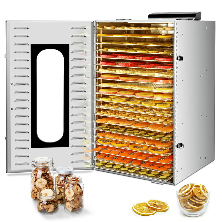 Reemix Food Dehydrator Machine, Compact Dehydrators for Food and Jerky,  Fruits, Veggies, 500W Dehydrated Dryer with Temperature Control, 5 BPA-Free