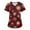 GoldO_16#828A, variant on Garbnen Thanksgiving Scrub Tops Women Funny Xmas Printed V Neck Short Sleeve Fall Scrub Tops for Women Fitted Nurse Uniform with Pocket S-5XL
