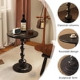 thumbnail image 3 of Mesa auxiliar Funecy Metal vintage negro mate 35 x 35 x 52 cm, 3 of 9