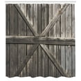 thumbnail image 2 of Ambesonne Country Shower Curtain, Old Door Rustic Life, 69"Wx75"L, Taupe, 2 of 2