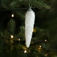 thumbnail image 4 of Loyerfyivos Christmas Large White FoamOrnaments White Tree Hanging Plastic Ball Set Xmas Bulk Flocked Ornaments for Christmas Tree Home Party Wreath Decorations (3PC), 4 of 8