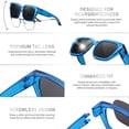 thumbnail image 4 of Gafas de Sol Polarizadas UV400 HAOLOTA para Usar Sobre Anteojos para Mujer y Hombre, 4 of 7
