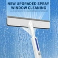 Squeegee for Window Cleaning with Spray, 3 in 1 Window Cleaner Tool