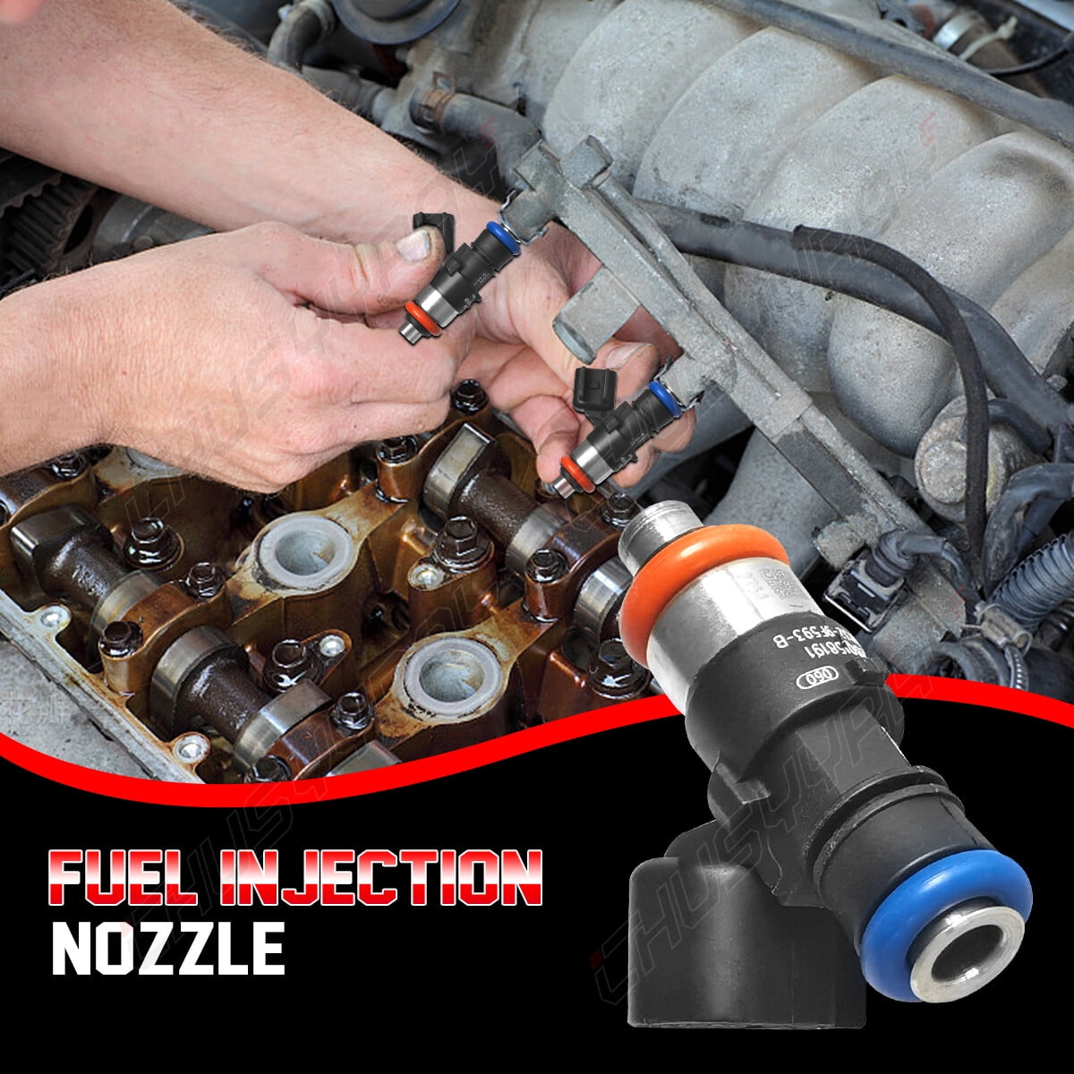 6* Fuel Injectors 0280158191 For 2013 2014 2015 2016 2017 Ford Taurus 3.5L V6