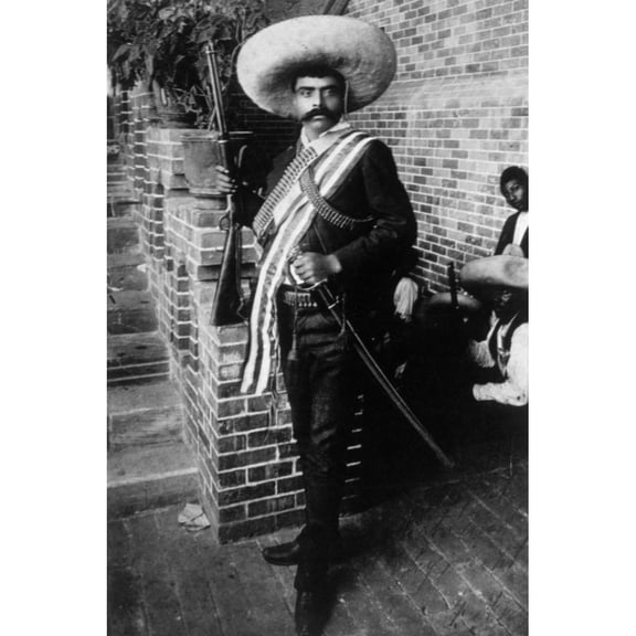 Emiliano Zapata (Ca. 1879-1919) History (24 x 36)