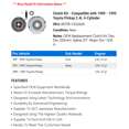 thumbnail image 2 of Clutch Kit - Compatible with 1989 - 1995 Toyota Pickup 2.4L 4-Cylinder 1990 1991 1992 1993 1994, 2 of 2