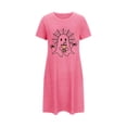 thumbnail image 2 of Taylonsss Chemise de Nuit Courte Grande Taille pour Femmes Halloween Imprimé Poitrine Col Rond Manches Courtes Saison Effrayant, 2 of 4
