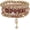 Brown, variant on Bohemian Stackable Bracelets Set Boho Beaded Stretchable Bracelets for Women Multi-layer Crystal Beads Charms Beach Jewelry Trendy Costume Decorations