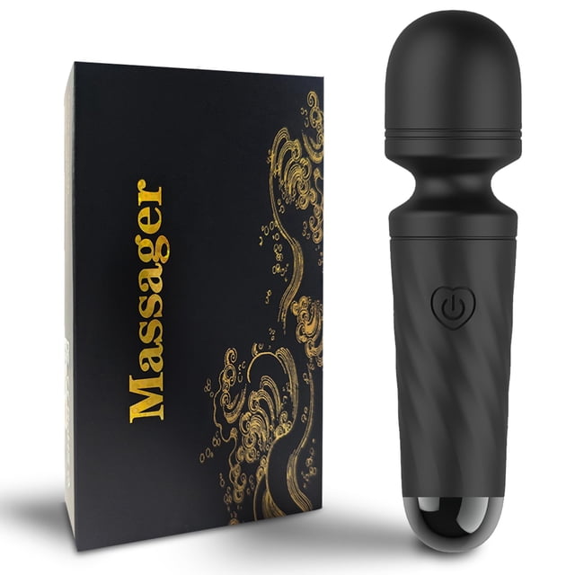 Masajeador manual Gsttoomeep recargable 10 modos negro